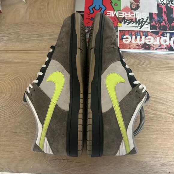 Nike Dunk Low 6.0 Fog Grey And Pale Green 2008 Rare Men’s 11 314142-072 - Picture 6 of 10